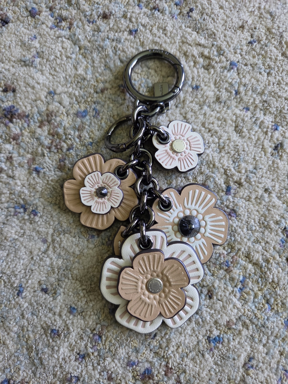 Coach Tea Rose Bag Charm